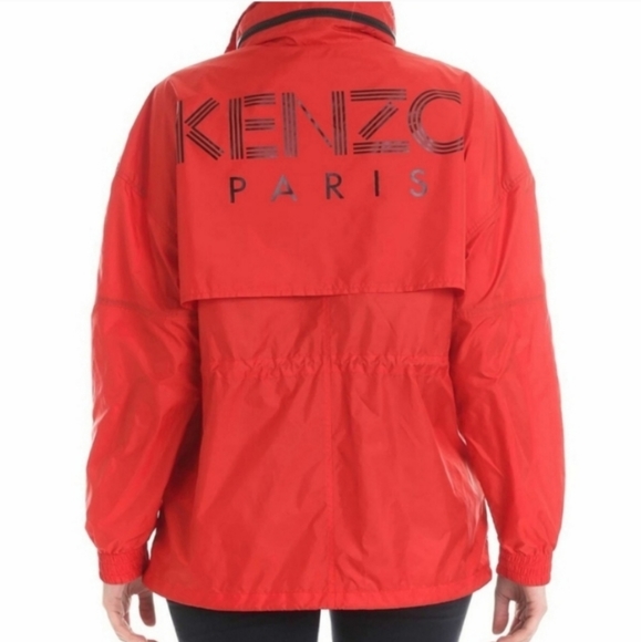 KENZO Paris Red Windbreaker, Size L **UNISEX** - Picture 2 of 8
